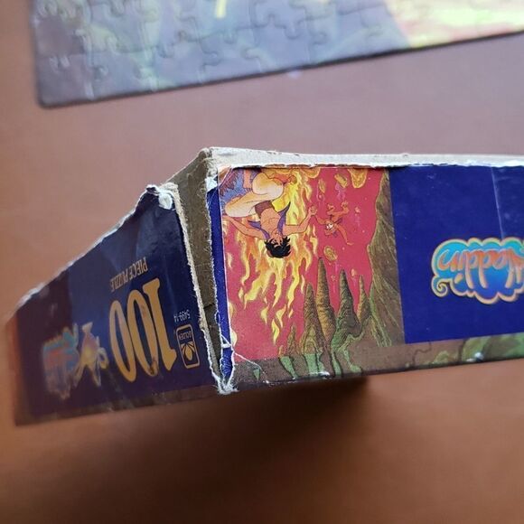 Lot of 2 Kids Vintage Jigsaw Puzzles - Aladdin and Rugrats - Picture 10 of 12